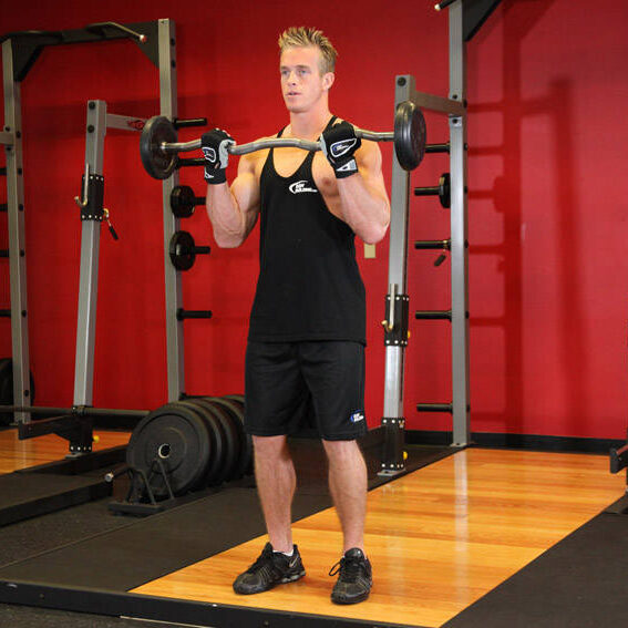 E-Z curl bar workout equipment