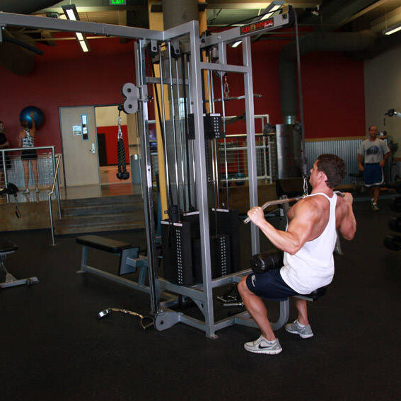 Cable machine workout equipment