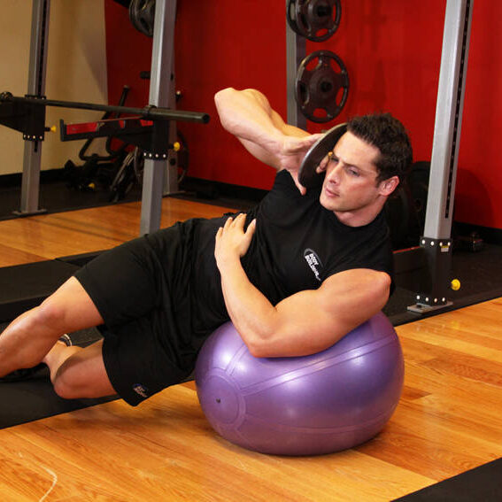 Exercise ball workout equipment