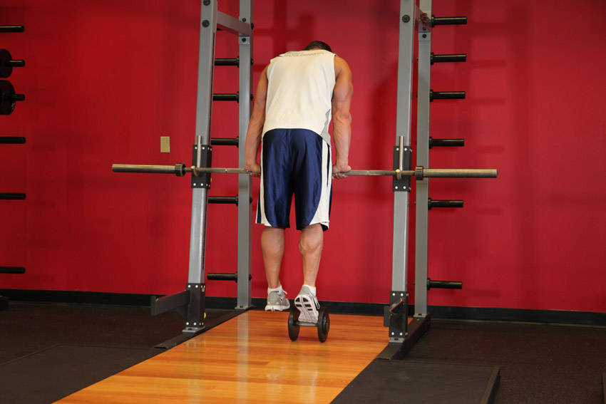 Calf Raise On A Dumbbell