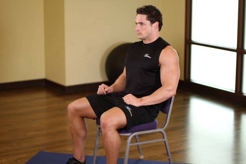 Chair Upper Body Stretch
