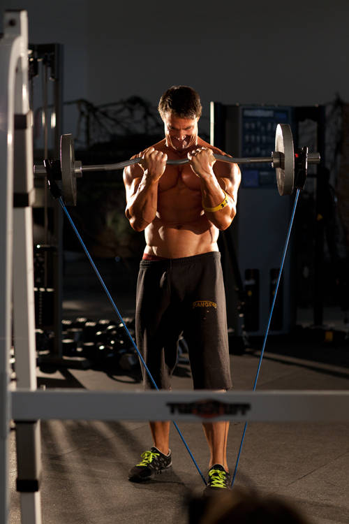 Close-Grip EZ-Bar Curl with Band