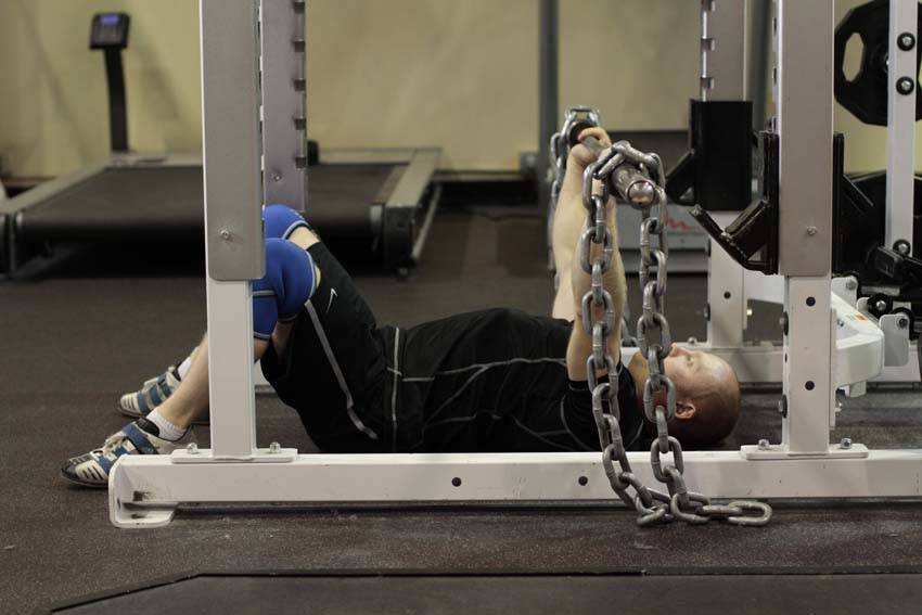 Floor Press with Chains
