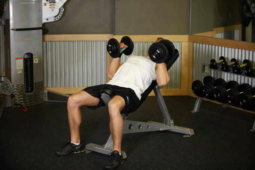 Incline Dumbbell Bench With Palms Facing In