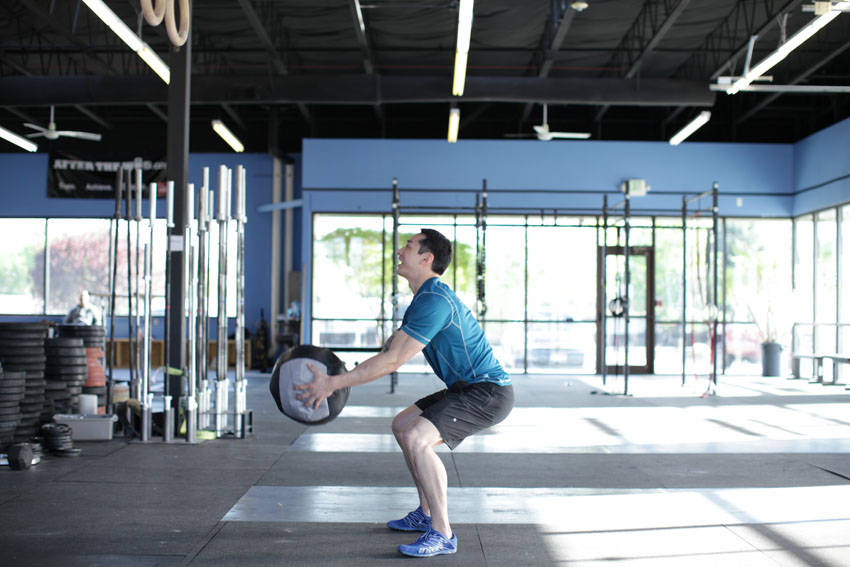 Medicine Ball Scoop Throw