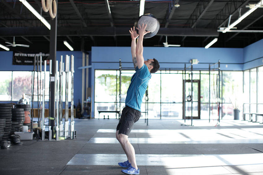 Medicine Ball Scoop Throw