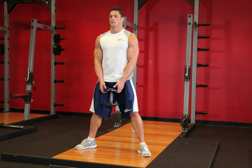 Plie Dumbbell Squat