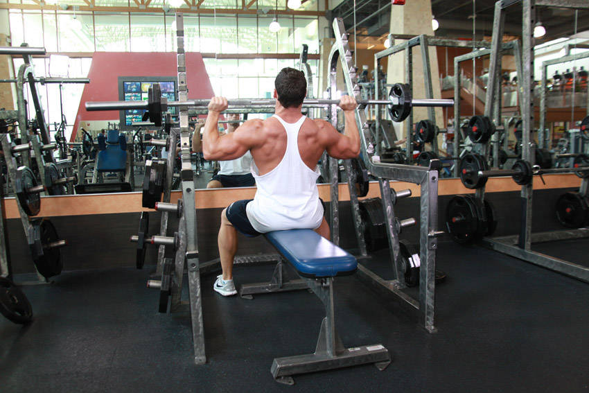 Seated Barbell Military Press