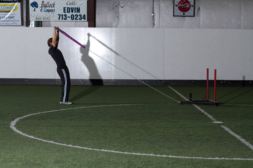 Sled Overhead Backward Walk