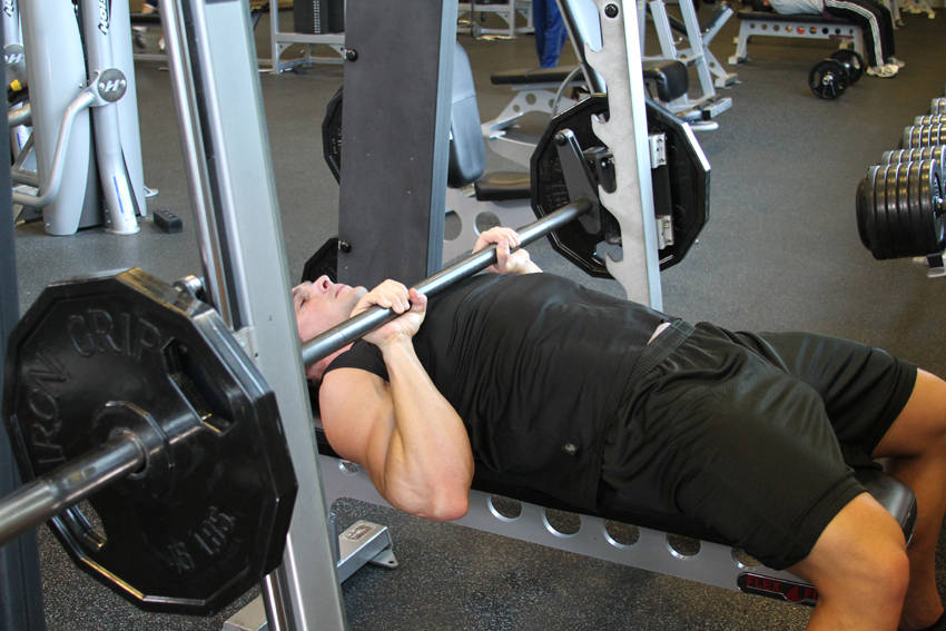 Smith Machine Close-Grip Bench Press