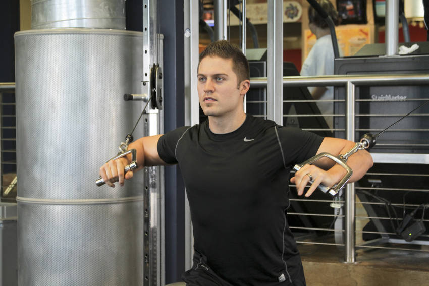 Standing Cable Chest Press