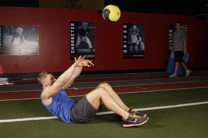 Supine Two-Arm Overhead Throw