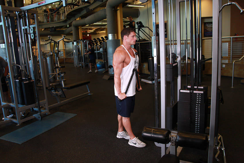 Triceps Pushdown - Rope Attachment